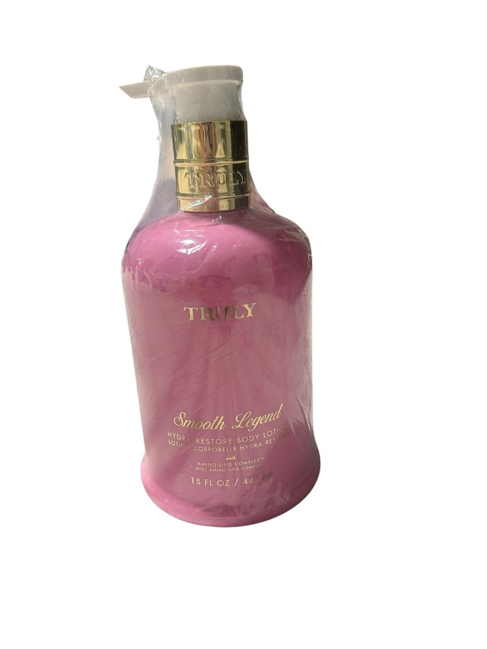 TRULY Smooth Legend Hydrating Body Lotion - Pink with Gold Accent